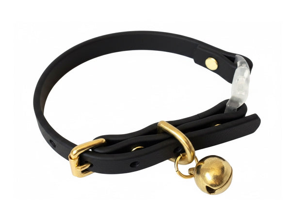 Black-cat-collar-breakaway-safety-buckle-bell-small-large