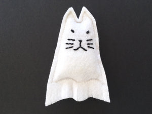 Organic Catnip Cat Toy - Halloween Ghost Cat